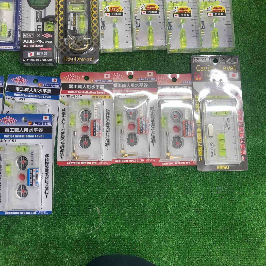 【未開封/送料無料】水平器 磁石モデル マグネット付き 40個まとめ売り エビスダイヤモンド KOD シンワ等【川越店】