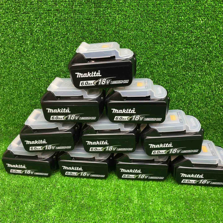 ★マキタ(makita) リチウムイオンバッテリー 18V/6.0Ah BL1860B　　10個セット【藤沢店】