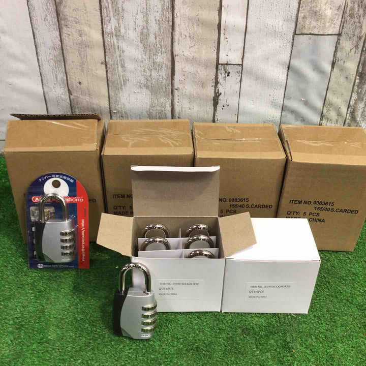 ◇ABUS 可変式南京錠 155－40　計32個セット【町田店】