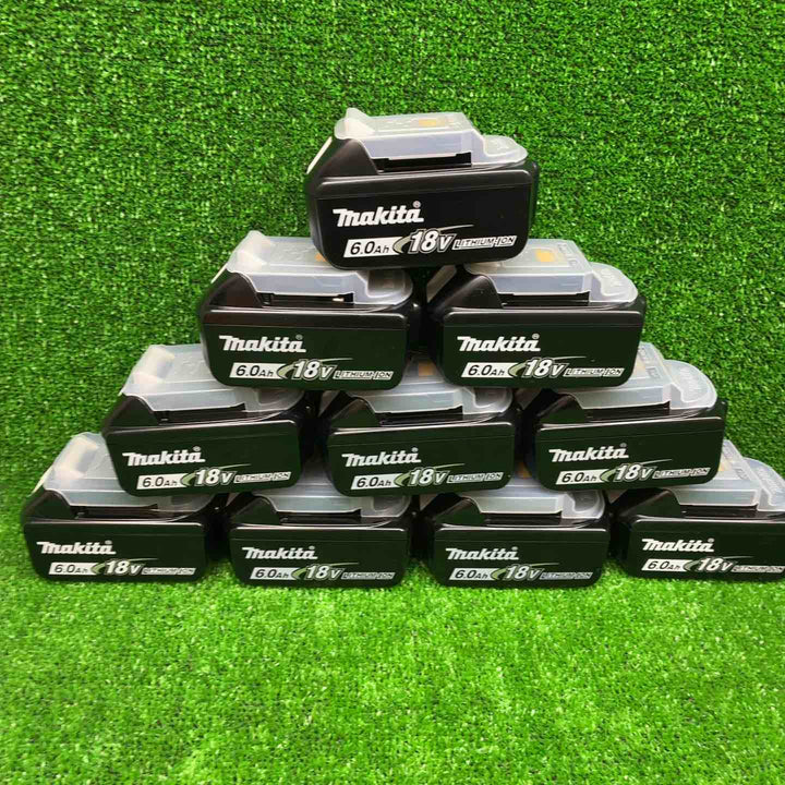 ★マキタ(makita) リチウムイオンバッテリー 18V/6.0Ah BL1860B　10個セット【藤沢店】