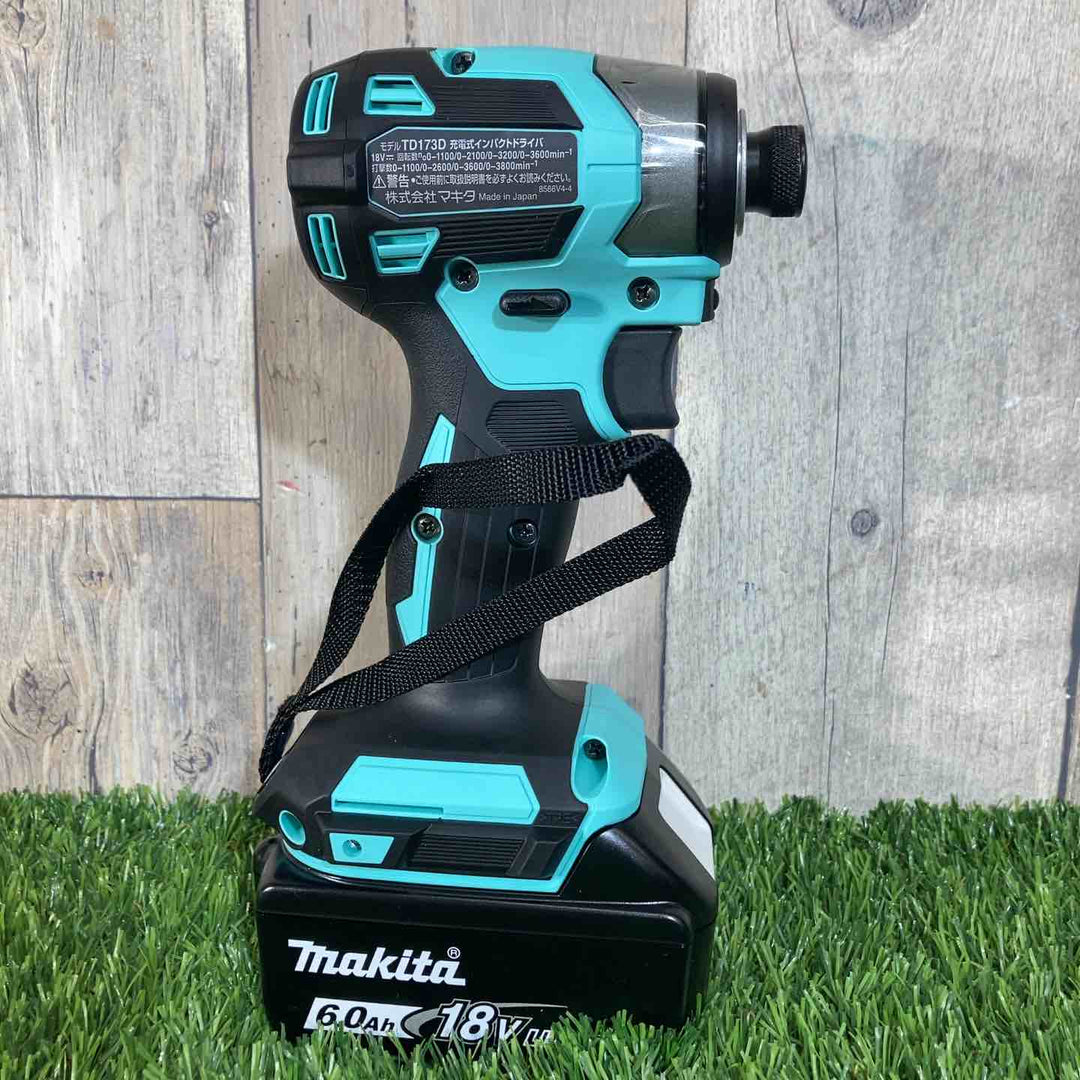 ★マキタ(makita) 18Vコードレスインパクトドライバ TD173DGXTB ターコイズブルー 限定色【戸田店】