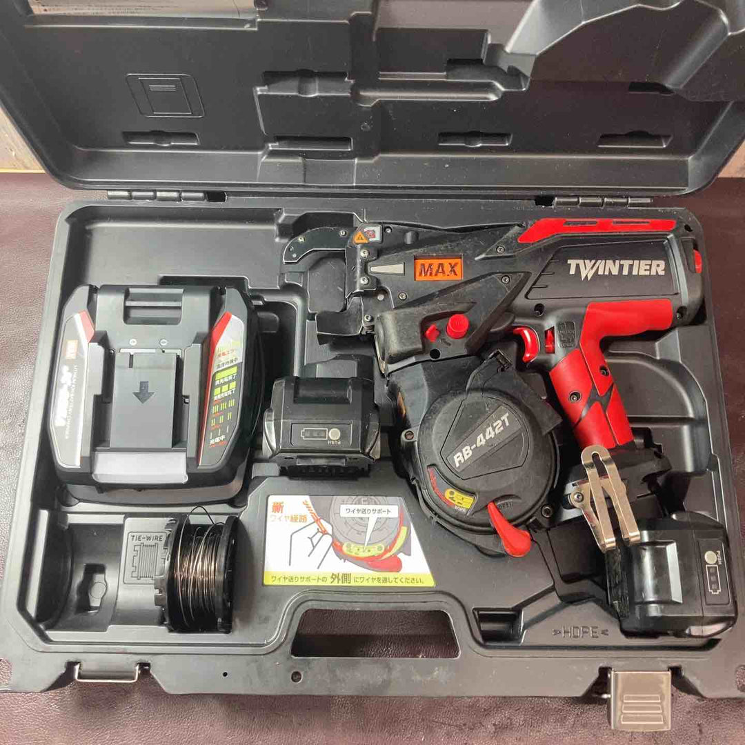 【中古品】 マックス(MAX) 鉄筋結束機 ツインタイア RB-442T-B2C/1450A 【東大和店】