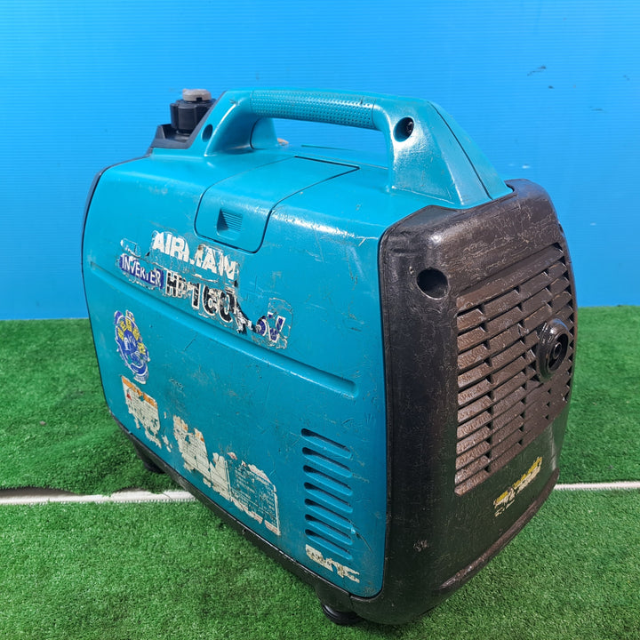 ★北越工業(エアーマン/AIRMAN) インバーター発電機 HP1600SV ◎エンジンオイル交換済み・動作良好！！【岩槻店】