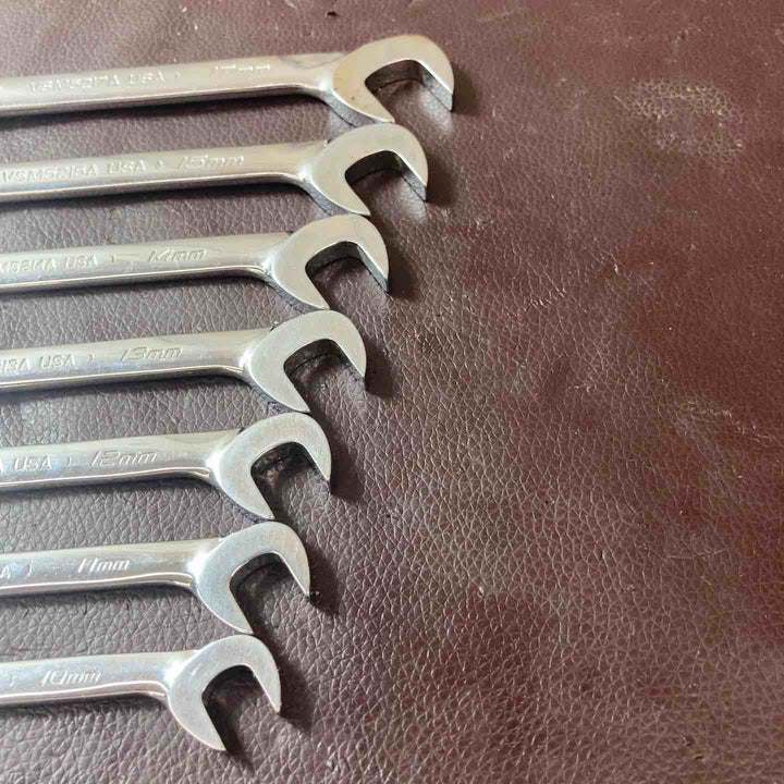 【中古品】スナップオン(Snap-on) 4方向アングルヘッド オープンエンドレンチ 計7本セット VSM5210A～VSM5217A【東大和店】