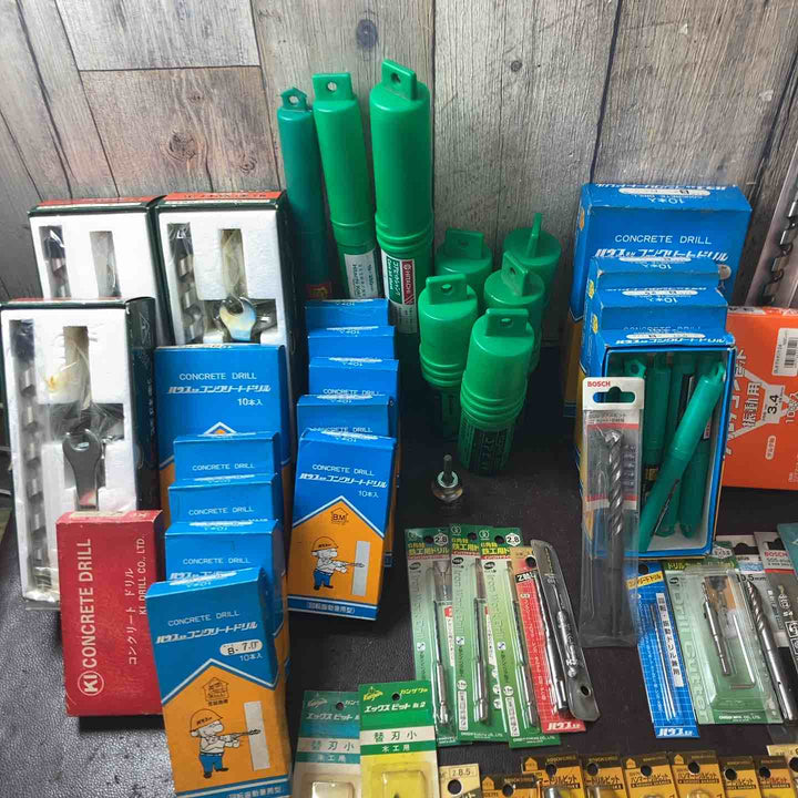 【未使用(店頭展示品)】コンクリートビット・コアビット まとめ ハウスBM HITACHI ミヤナガ 計215点【東大和店】