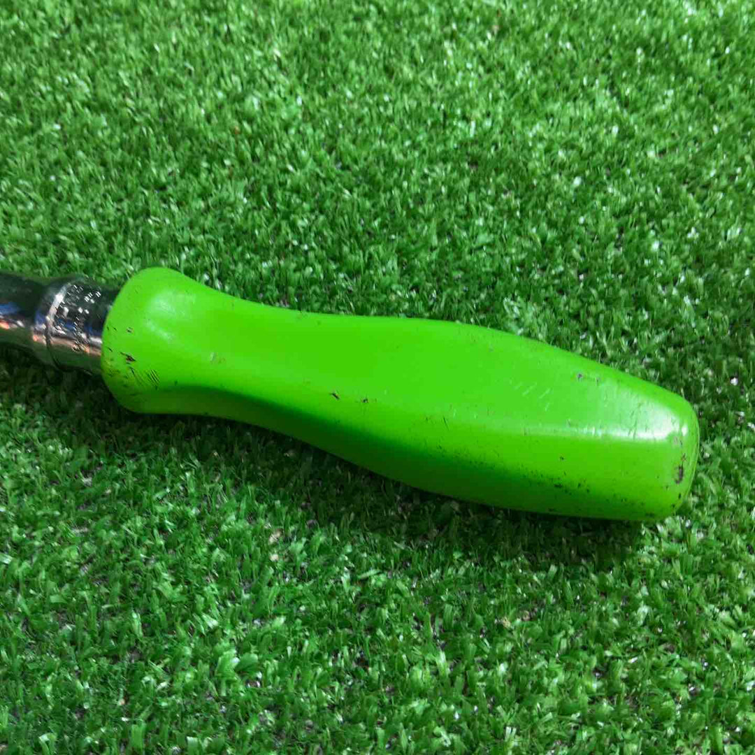 【中古品】 スナップオン Snap-on 限定カラ― ラチェットハンドル グリーングリップ 差込み角:9.5ｍｍ 3/8" スイブルヘッド 100ギア  FHNFD100G 【藤沢店】