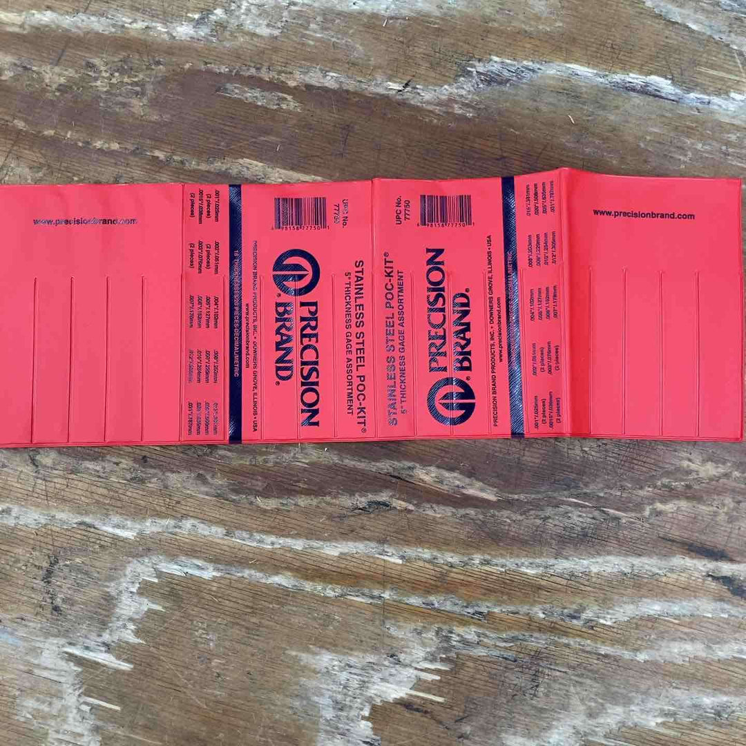 【美品】Stainless Steel Poc-Kit ステンレスシクネスゲージ ポケットキット 127mm 20本 PB127LTG77750【柏店】