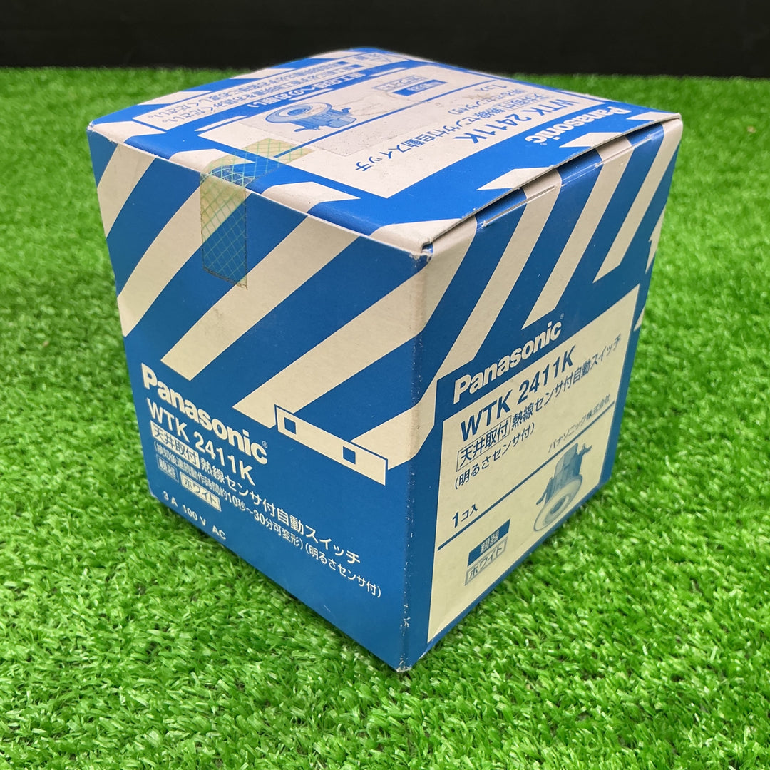 Panasonic 天井取付熱線センサ付自動スイッチ(親器)ホワイト WTK2411K【電材館越谷店】