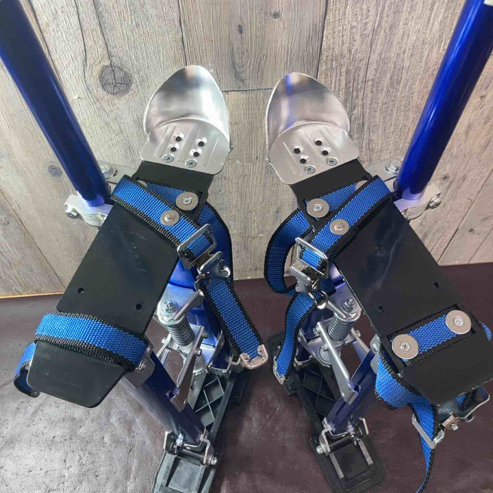【中古美品】◇ドライウォールスティルト 塗装/画工/測量用アルミ製竹馬ツール ブルー【東大和店】