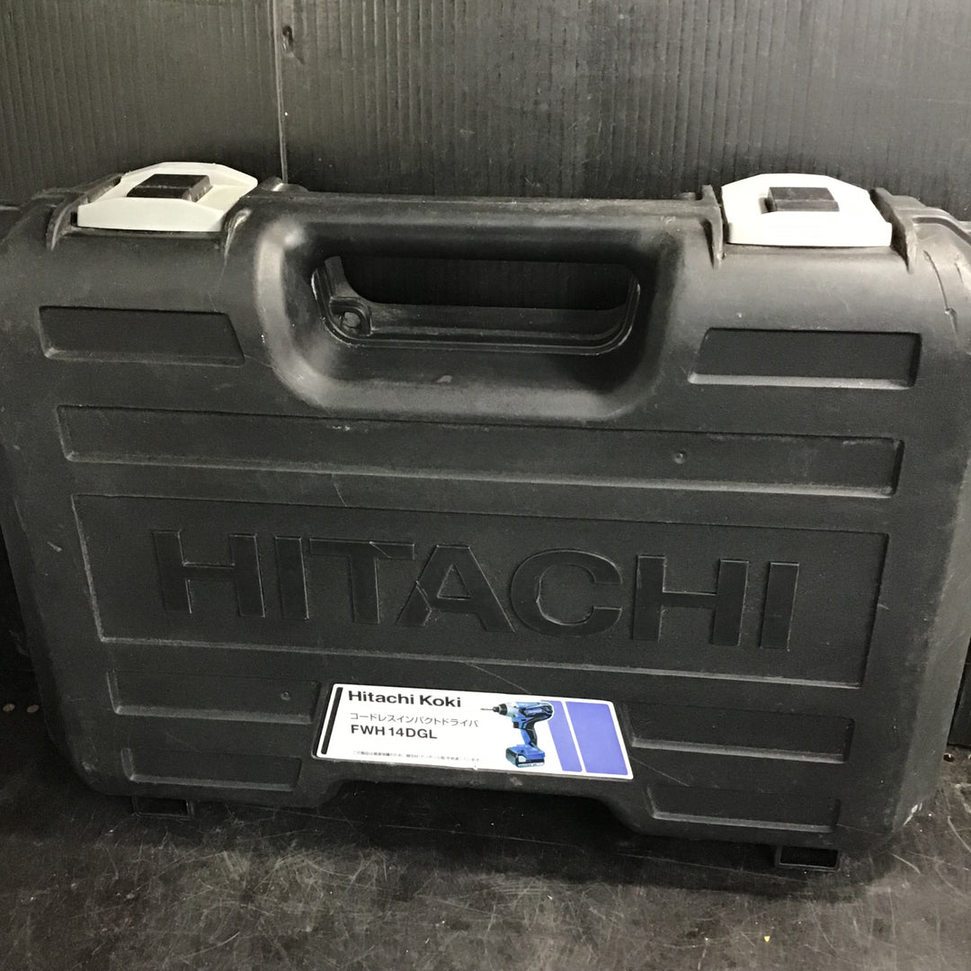 〇ハイコーキ(HIKOKI ※旧:日立工機) コードレスインパクトドライバ FWH14DGL(2LEGK)【草加店】