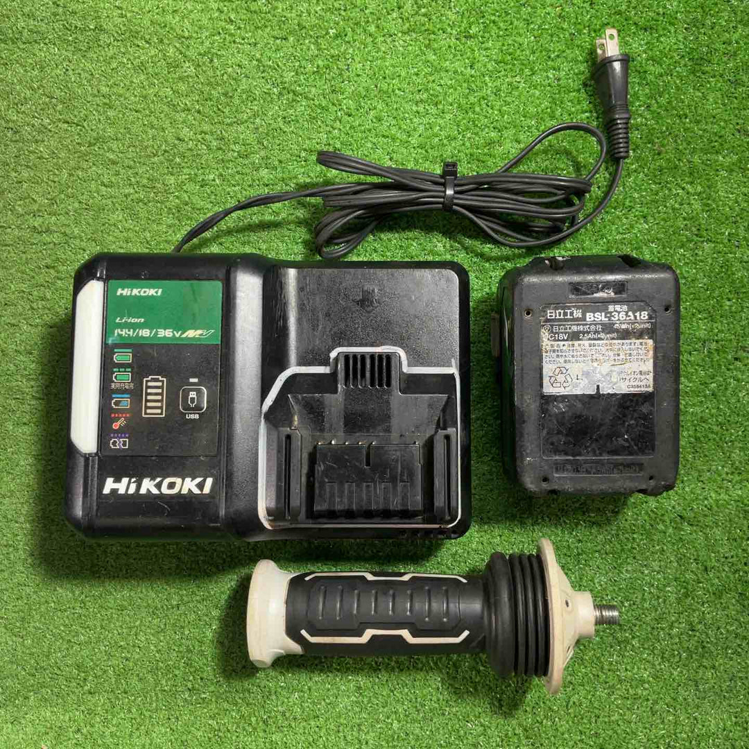 ★ハイコーキ(HIKOKI ※旧:日立工機) 100mmコードレスディスクグラインダ G3610DA(XP)【川口店】