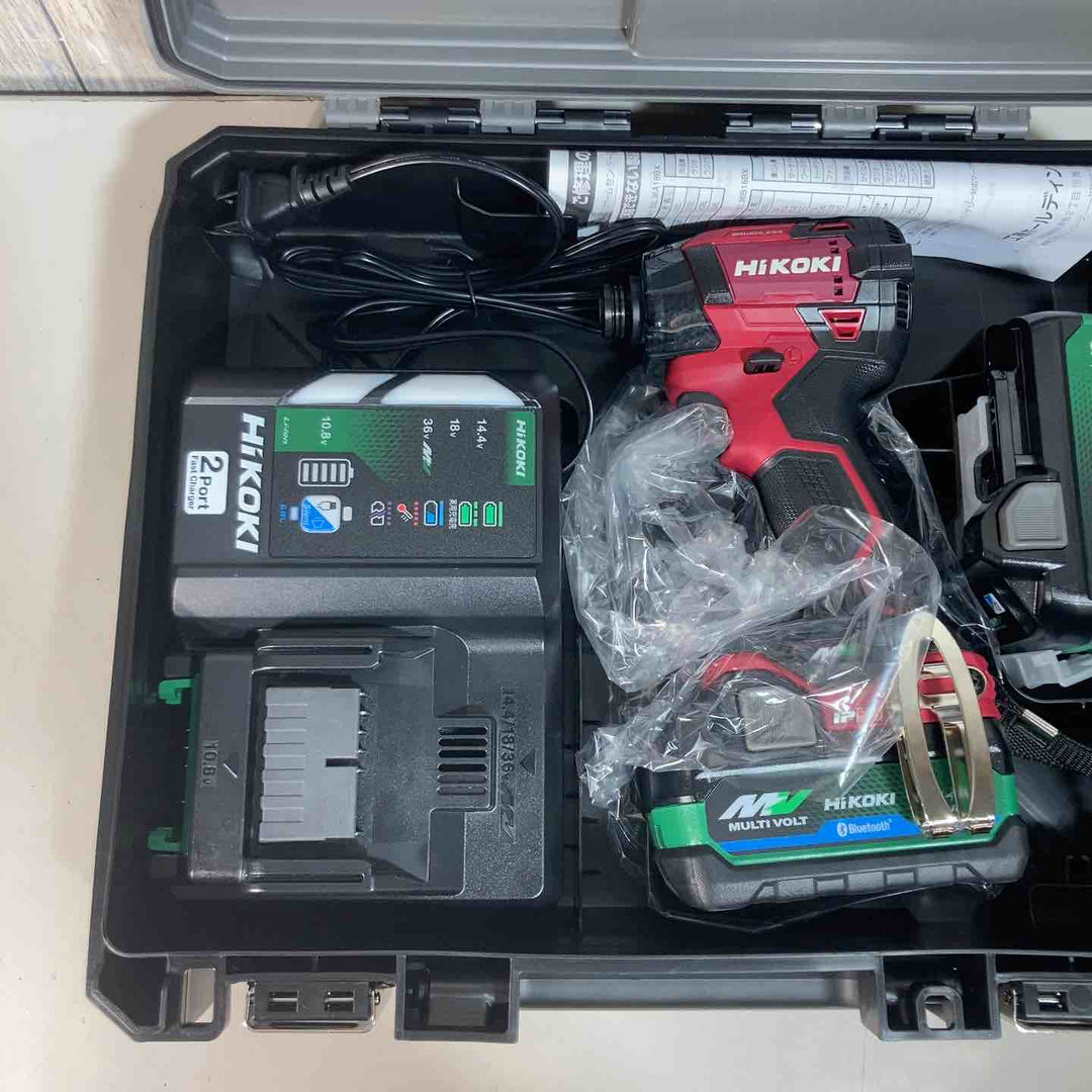 ★ハイコーキ(HIKOKI ※旧:日立工機) コードレスインパクトドライバ スコーピオンレッド WH36DD(2XHRSZ)【戸田店】