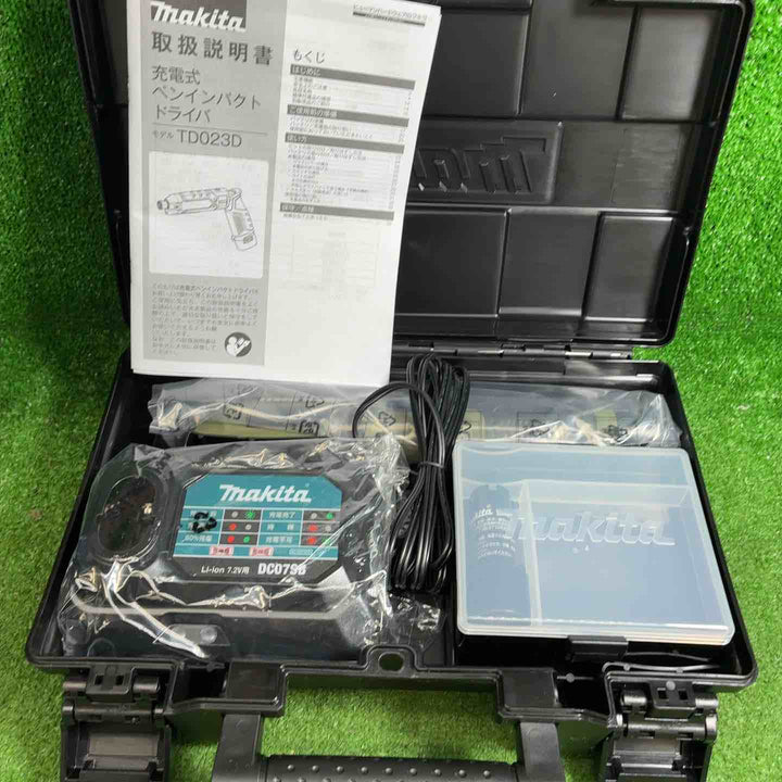 ★マキタ(makita) 7.2V コードレスペンインパクトドライバ TD023DSHXO【藤沢店】