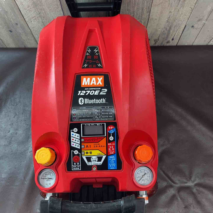 【中古品】★マックス(MAX) エアコンプレッサー AK-HL1270E2_レッド【東大和店】