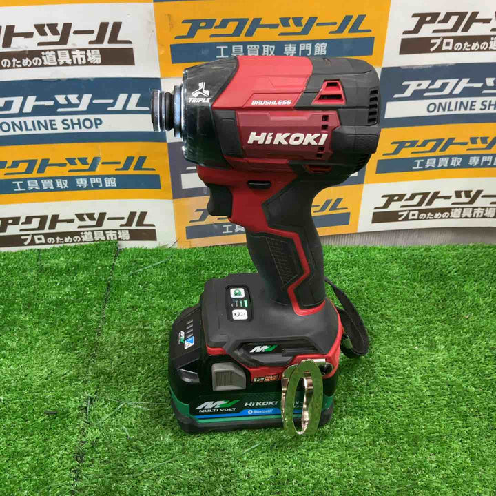 ★ハイコーキ(HIKOKI ※旧:日立工機) コードレスインパクトドライバ スコーピオンレッド WH36DD(2XHRSZ)【草加店】