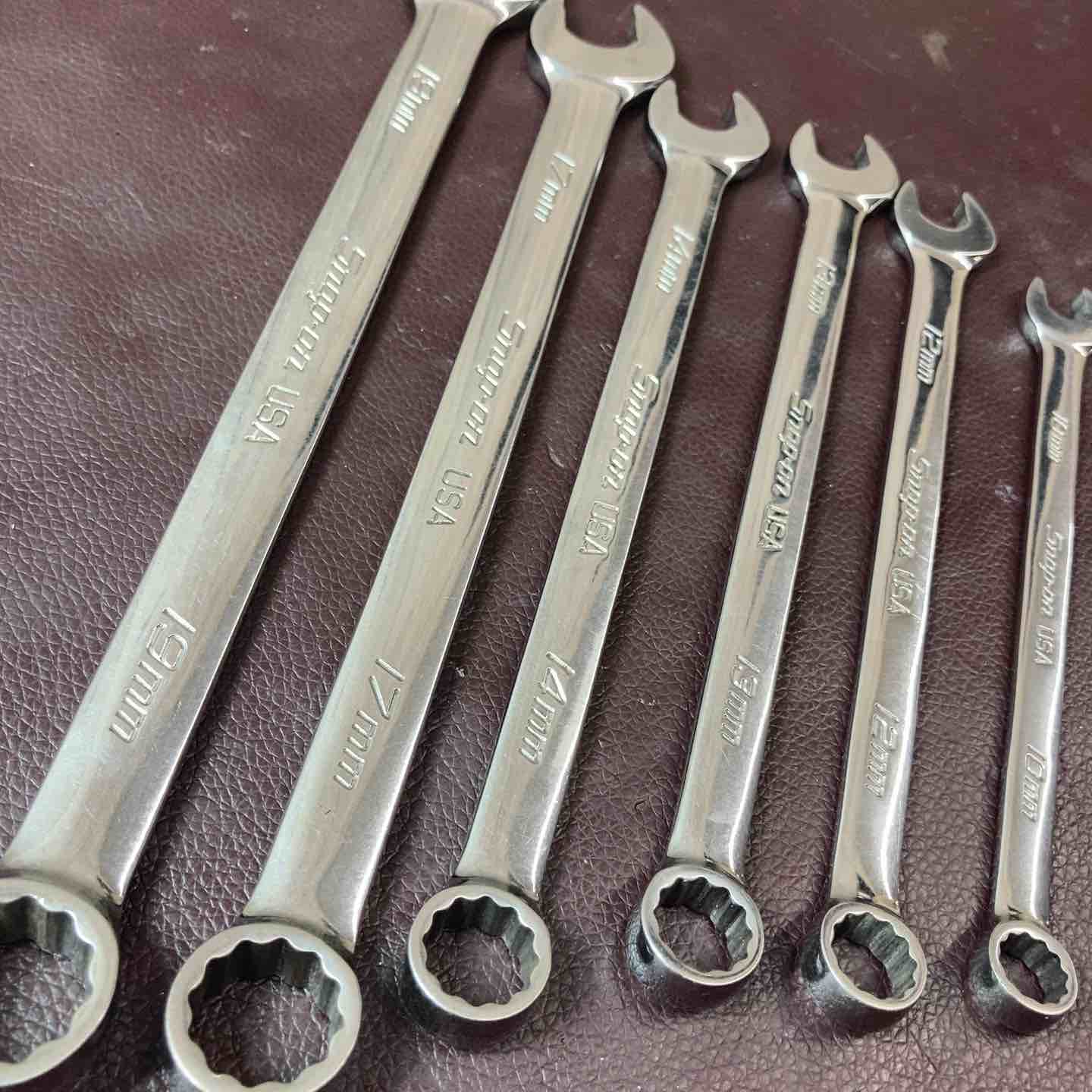 中古品】 スナップオン(Snap-on) コンビネーションレンチ 計6本