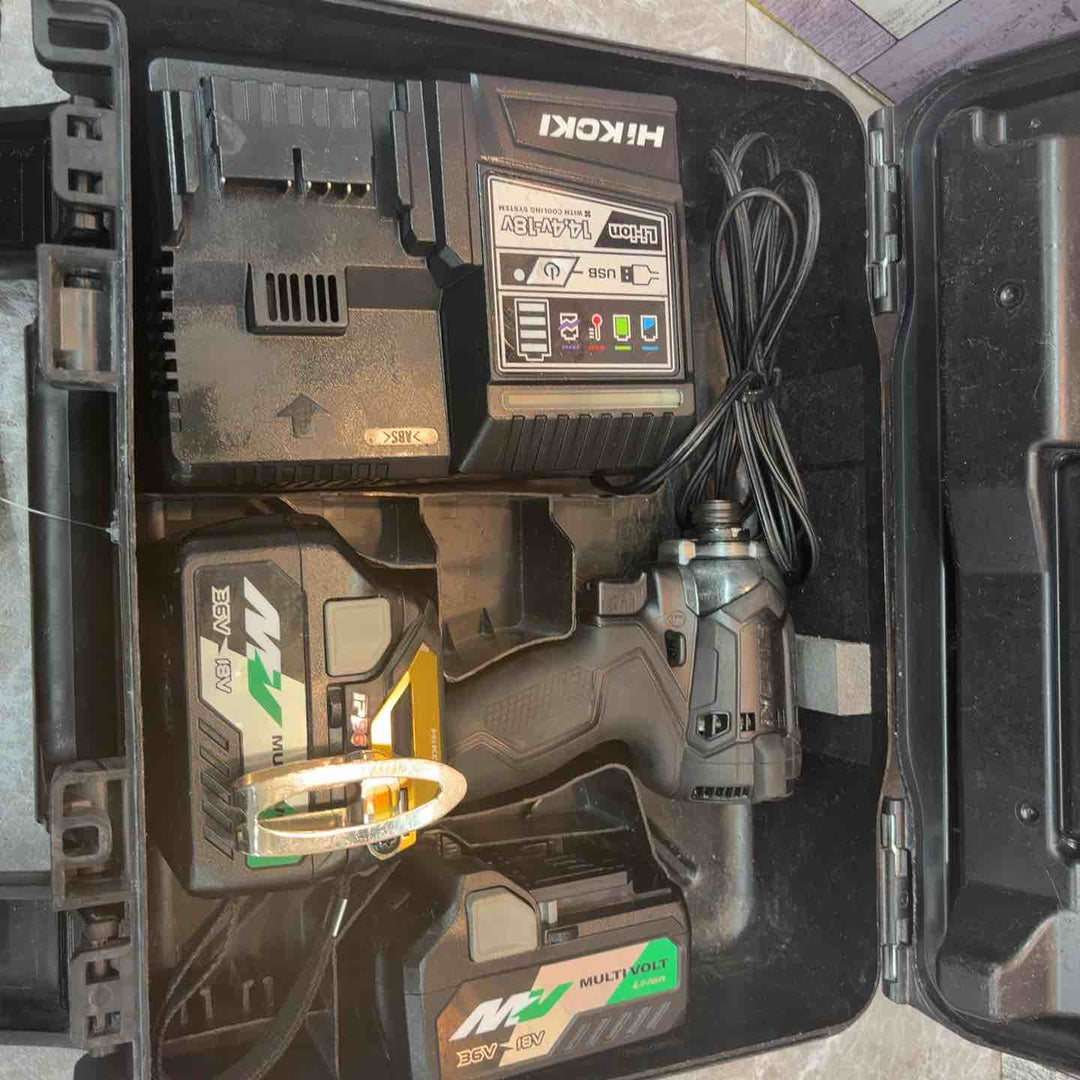 ◇ハイコーキ(HIKOKI ※旧:日立工機) コードレスインパクトドライバー WH36DC(2XPS)(BG)【八潮店】
