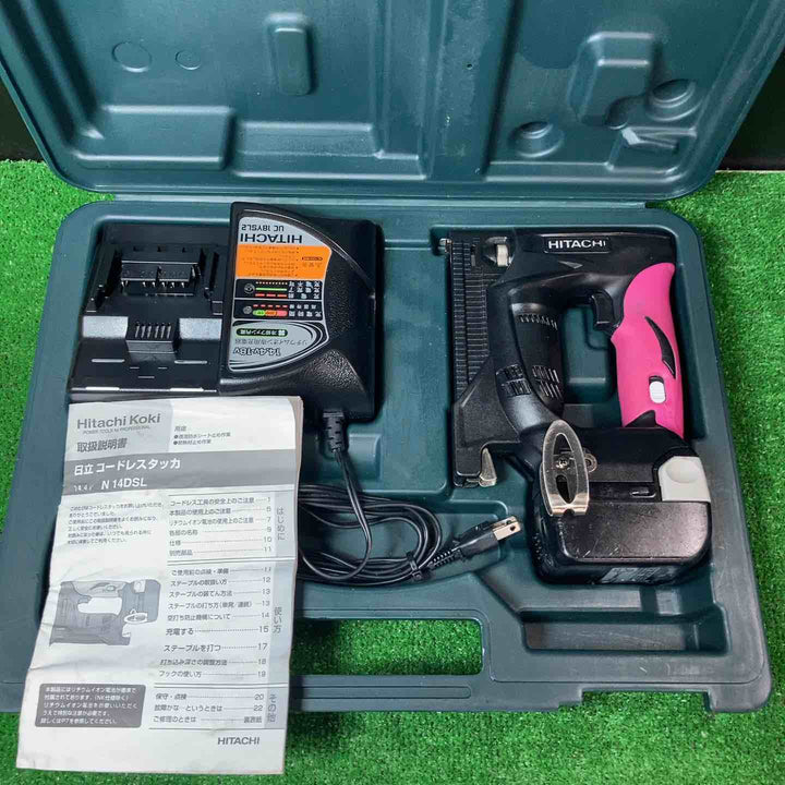 ◇ハイコーキ(HIKOKI ※旧:日立工機) コードレスタッカ N14DSL(LSCK)【岩槻店】