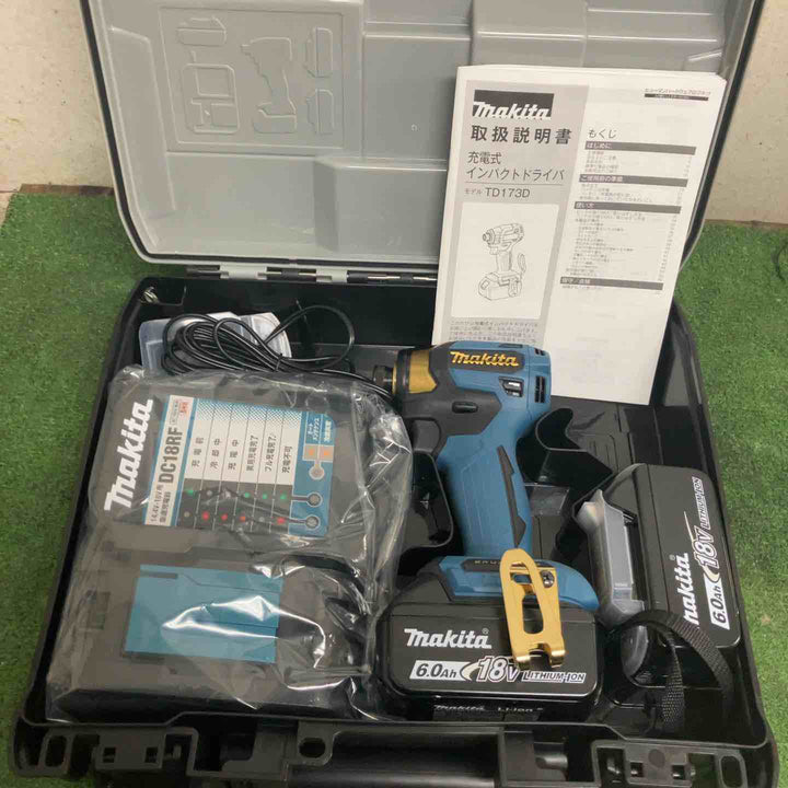 【20周年限定カラー】マキタ(makita) コードレスインパクトドライバー プレミアムブルー TD173DGXPB【町田店】