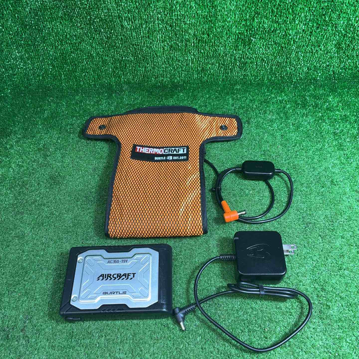 ◇バートル (BURTLE) エアークラフト 19Vリチウムイオンバッテリー ブラック AC360 35 F AC360-19V  空調服用【藤沢店】