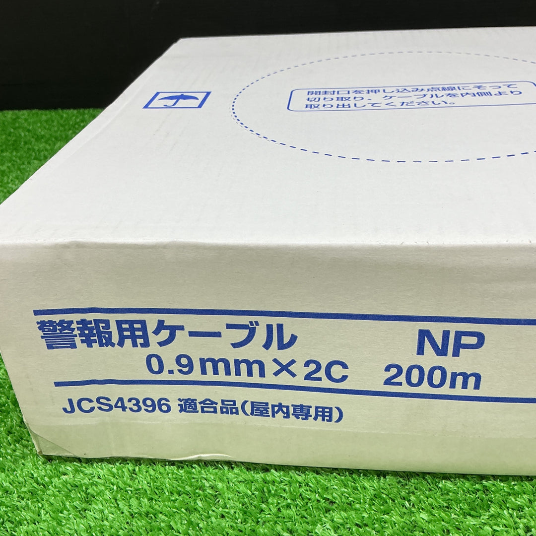 【未使用品】JAMACS株式会社 NP 0.9×2C 警報用ポリエチレン絶縁ビニルシースケーブル 200ｍ巻【電材館越谷店】