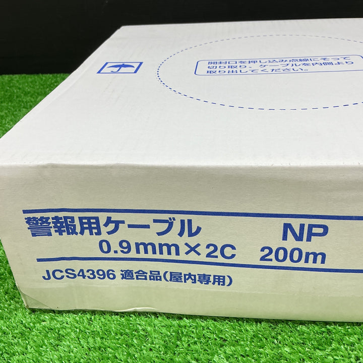 【未使用品】JAMACS株式会社 NP 0.9×2C 警報用ポリエチレン絶縁ビニルシースケーブル 200ｍ巻【電材館越谷店】