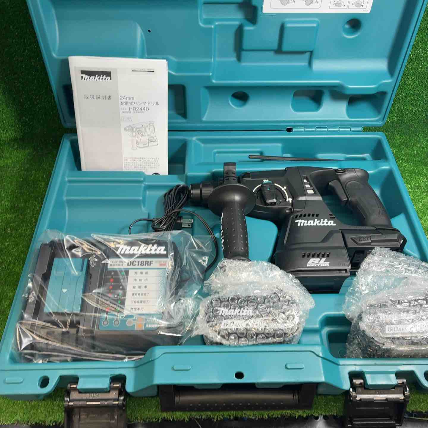 【未使用品】★マキタ(makita) コードレスハンマドリル HR244DRGXB【藤沢店】 ☆マキタ(makita) コードレスハンマドリル HR244DRGXB【藤沢店