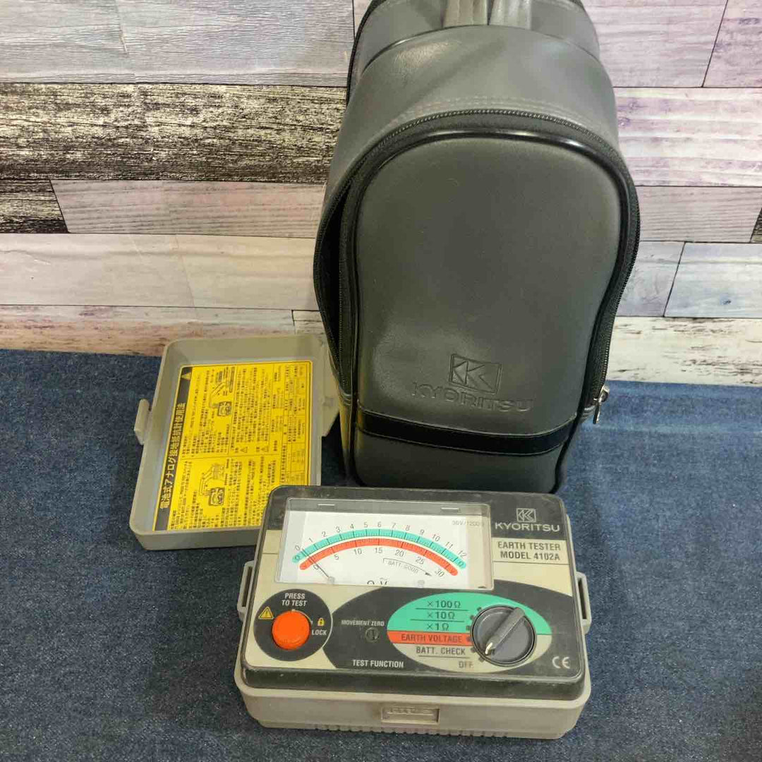 【現状品】共立電気計器 接地抵抗計 4102A 動作未確認【八潮店】