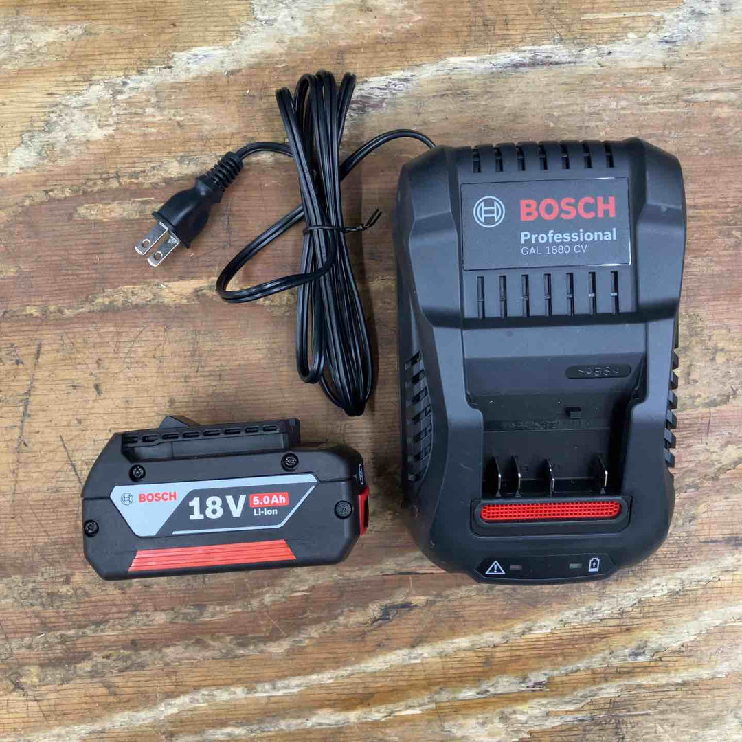 ◇ボッシュ(BOSCH) 18Vコードレスディスクグラインダー (5.0Ahバッテリー1個・充電器・キャリングケース付き) GWS18V-7【柏店】