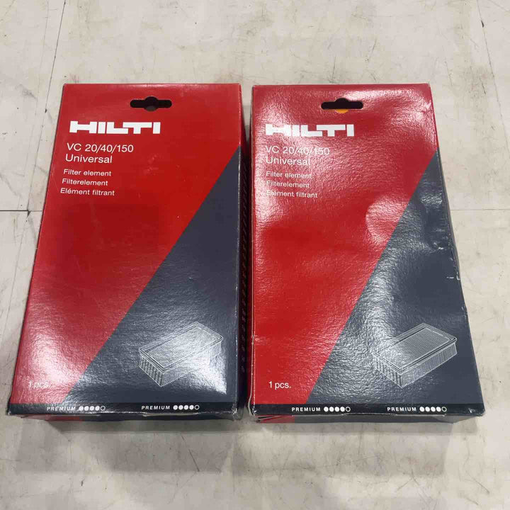 HILTI ヒルティ フィルターエレメント Filter element VC 20/50/150 用 2個セット 箱少し痛みあり【川口店】