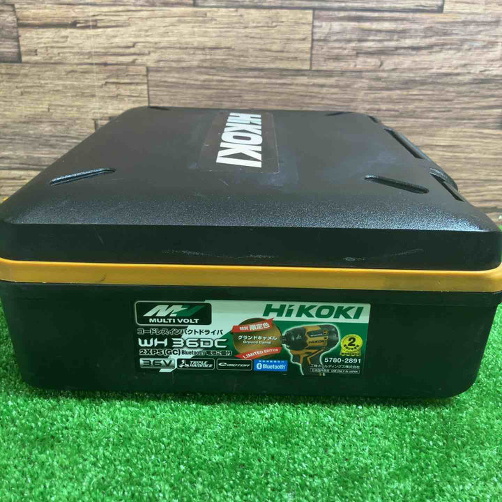 ハイコーキ(日立工機) コードレスインパクトドライバー WH36DC(2XPS)(GC) 限定色グランドキャメル【桶川店】