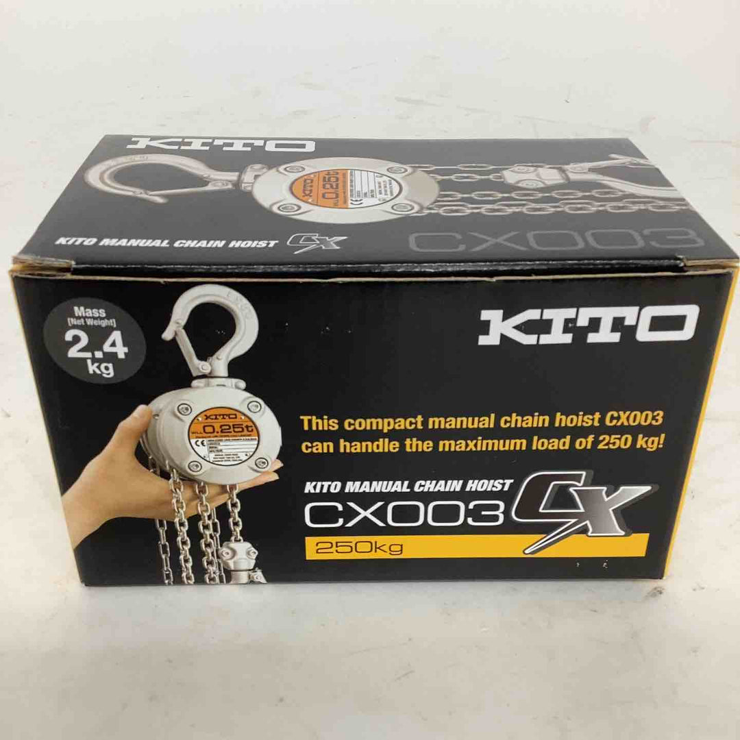 ★KITO(キトー) チェーンブロック CX003 (CX1A)【狭山】