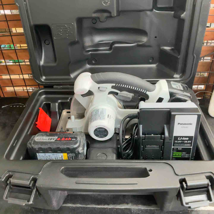 ◇パナソニック(Panasonic) コードレスチップソーカッター EZ45A2LS2G-H【草加店】