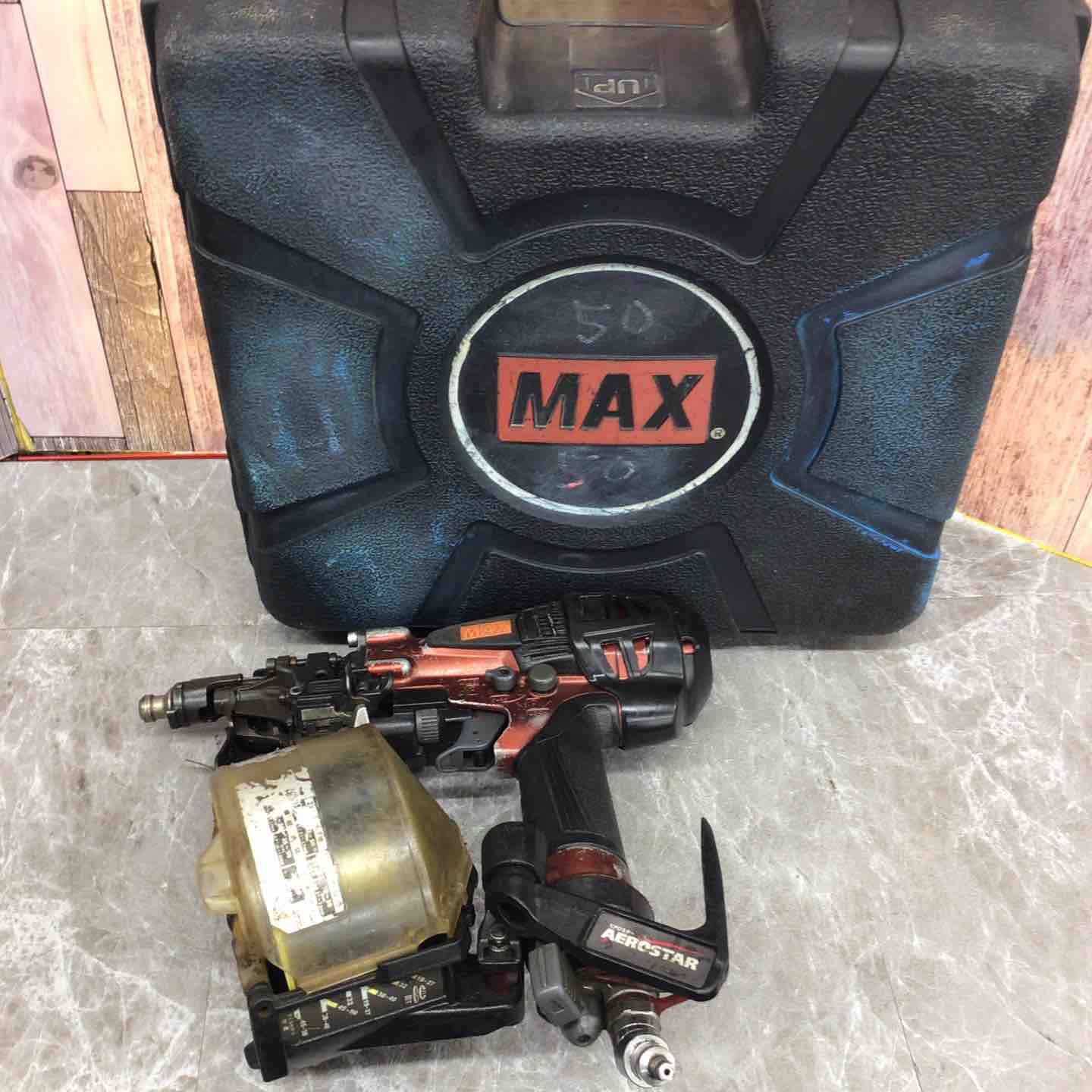 ☆マックス(MAX) 高圧エア釘打ち機 HN-50N4(D)-R【八潮店】 – アクト