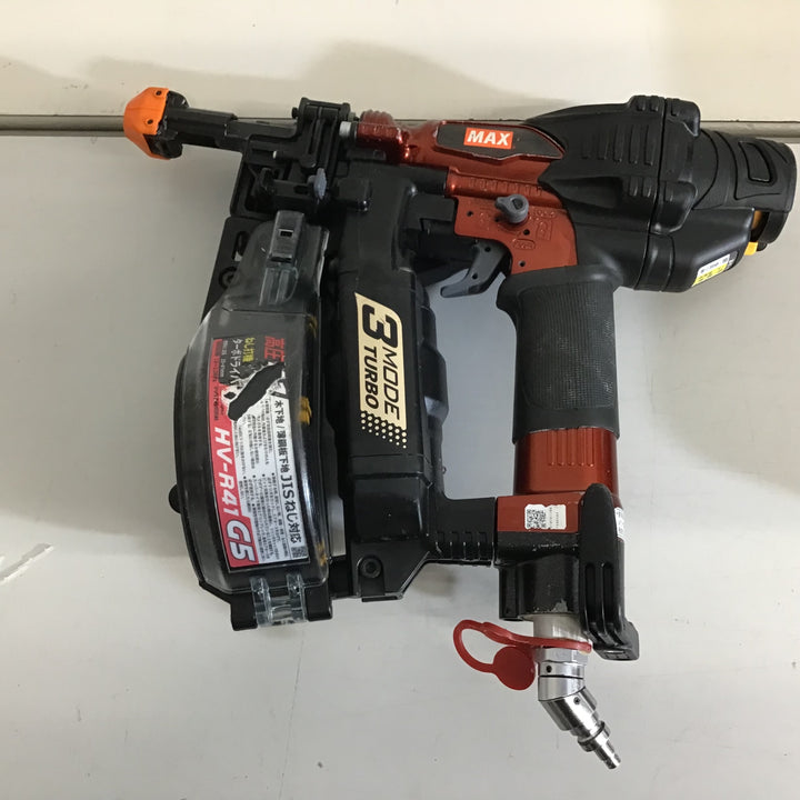 【中古品】★マックス(MAX) 高圧エアネジ打ち機 HV-R41G5-R【戸田店】