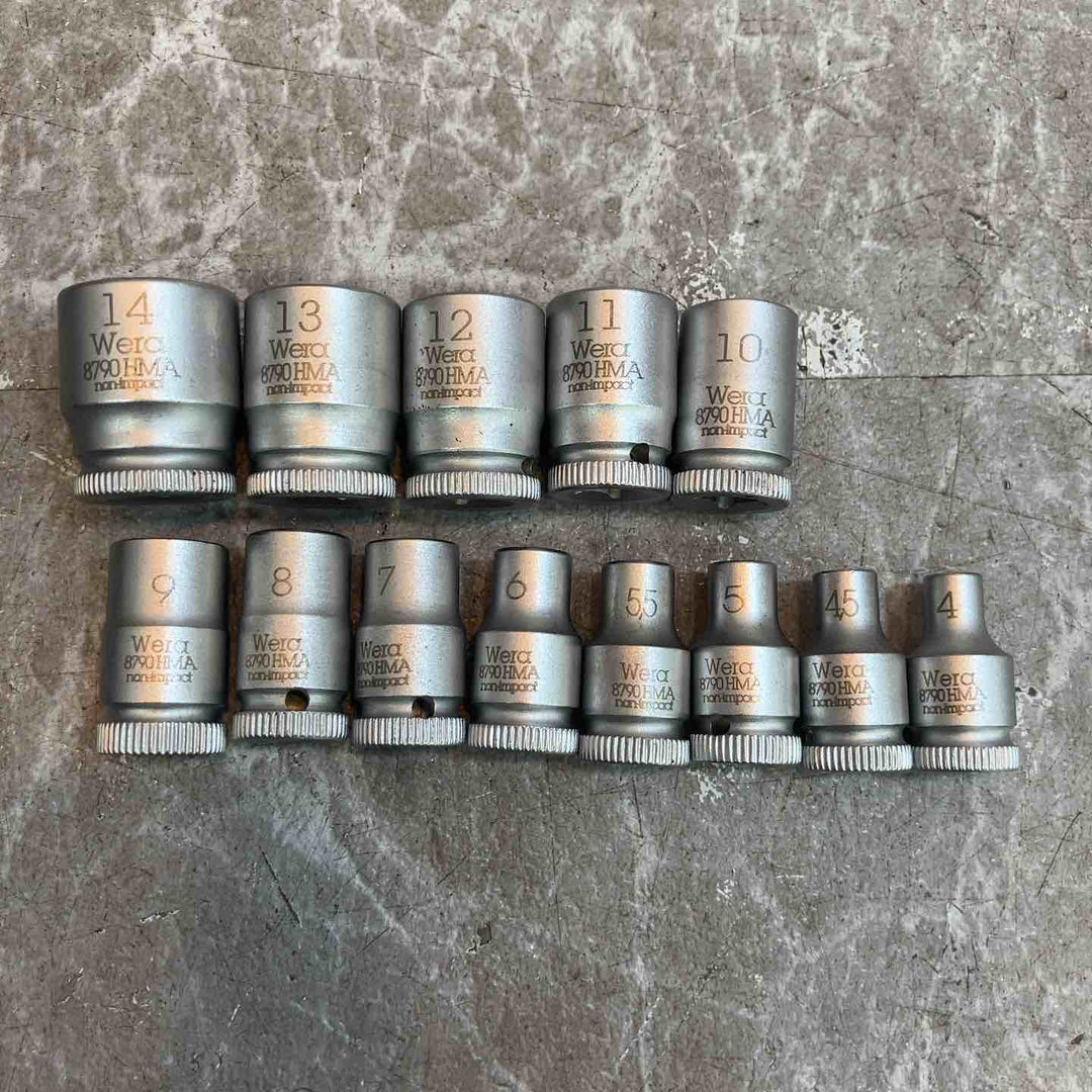 ◇Wera/ヴェラ 8100SA2 サイクロップ ラチェットセット 1/4【八潮店】