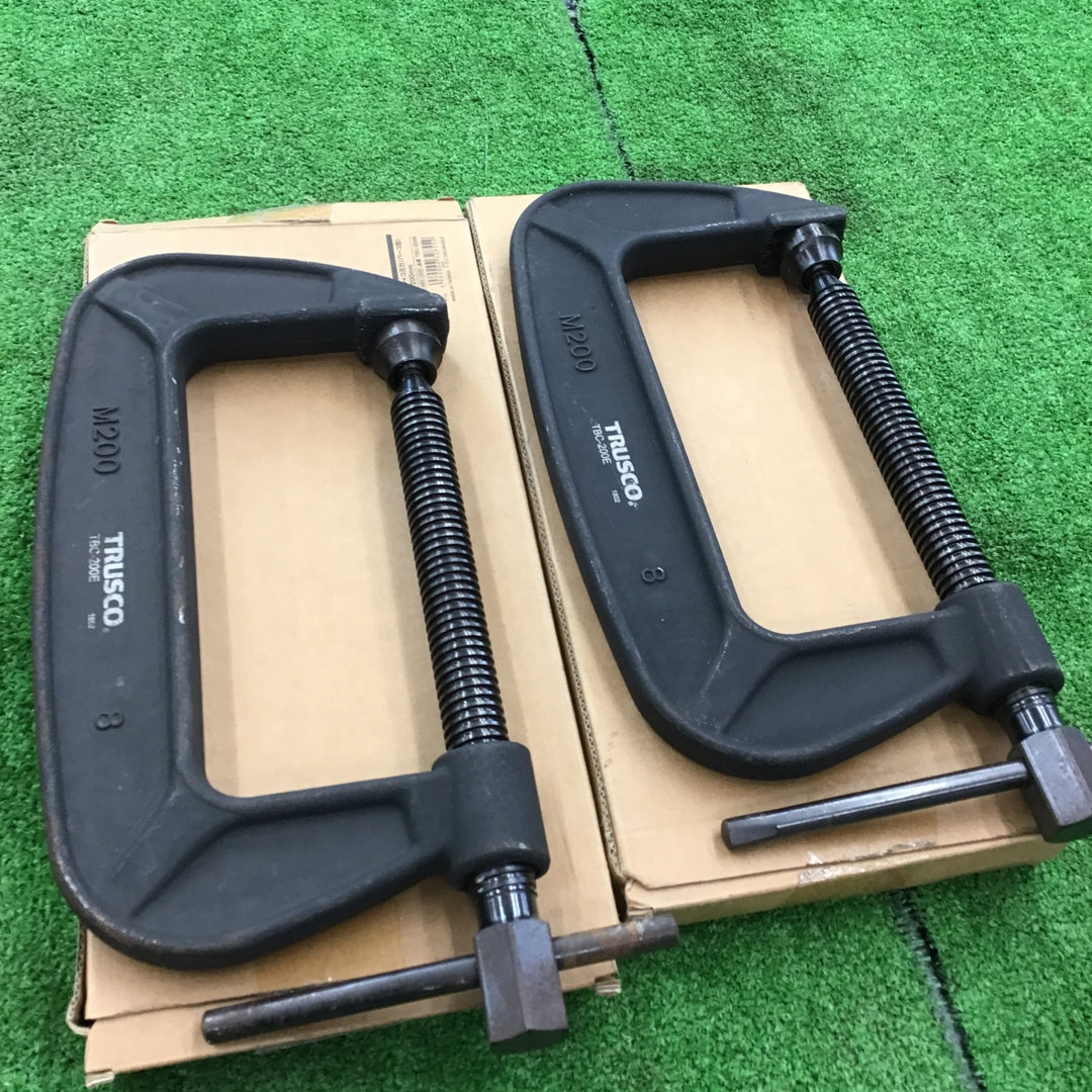 TRUSCO　トラスコ　 200mmシャコ万力 TBC-200E 2個セット 保管品【桶川店】