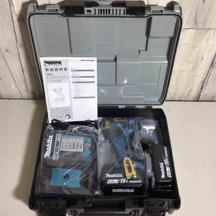 ★マキタ(makita) コードレスインパクトドライバー TD173DGXPB LXT20周年記念限定カラー  プレミアムブルー【戸田店】