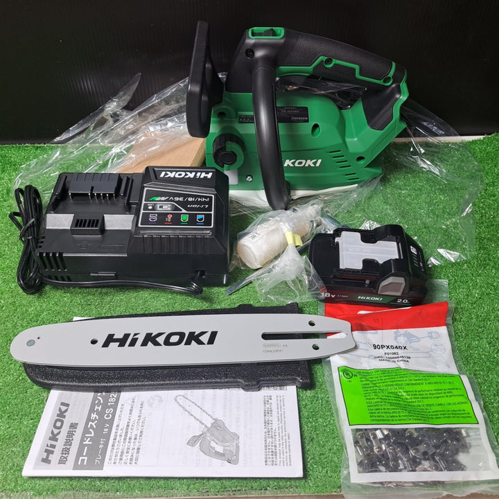 ★ハイコーキ(HIKOKI ※旧:日立工機) コードレスチェーンソー CS1825DC(BC)【岩槻店】