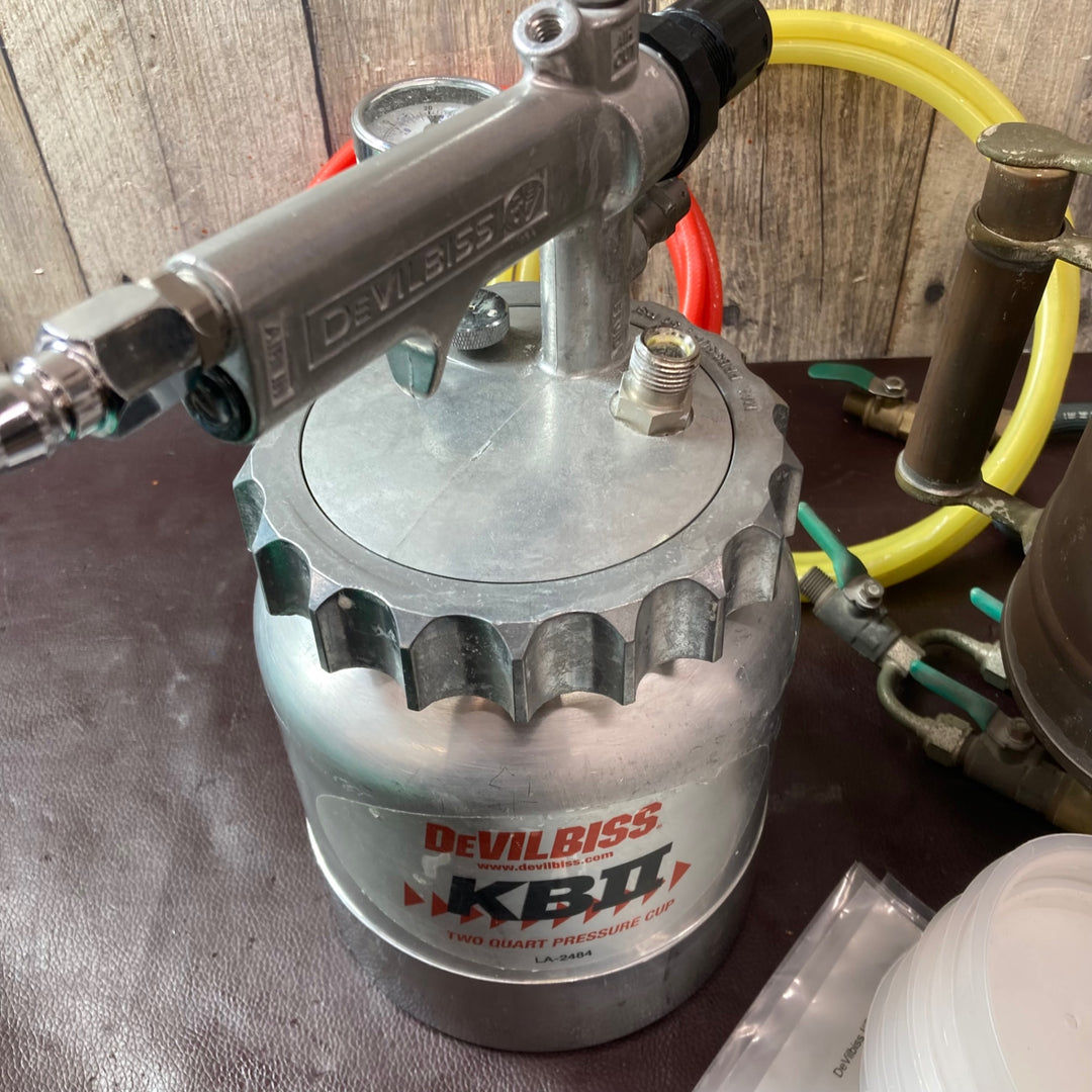 【中古現状品】大塚刷毛 ペンキ屋さんセットⅡ圧送式スプレーガン・吹付ガン2個付き【東大和店】