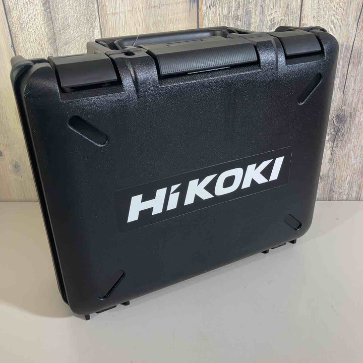【未使用品】★純正バッテリー2個&充電器付き★HiKOKI(ハイコーキ) 10.8V 充電式 インパクトドライバー ストロングブラック 蓄電池・充電器付 WH12DCA(2LSB)【戸田店】