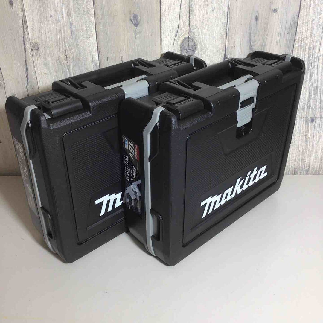 【未使用品】 限定色 マキタ makita コードレス インパクトドライバー TD173DGXAB TD173DGXAR 2台 フルセット インパクト ブラウン 茶 レッド 赤 純正 充電式 【戸田店】