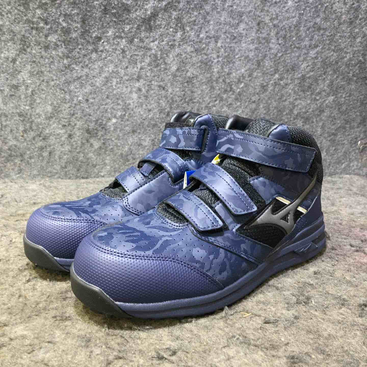 ミズノ　ワークシューズ 安全靴 オールマイティ LSⅡ21M ネイビー×ダークシルバー 27.0 cm 3E【桶川店】