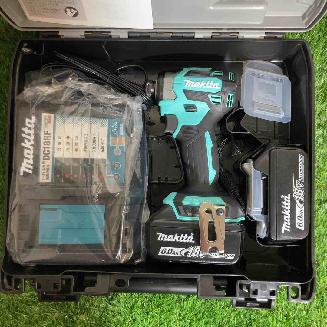 ★マキタ(makita) 18Vコードレスインパクトドライバ TD173DGXTB ターコイズブルー【戸田店】