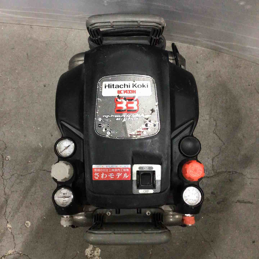 ★ハイコーキ(HIKOKI ※旧:日立工機) エアコンプレッサー EC1433H【川口店】