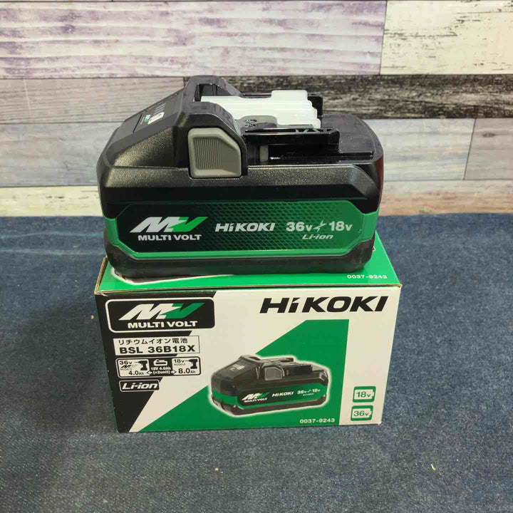 ★ハイコーキ(HIKOKI ※旧:日立工機) リチウムイオンバッテリー 36V/4.0Ah BSL36B18X【八潮店】