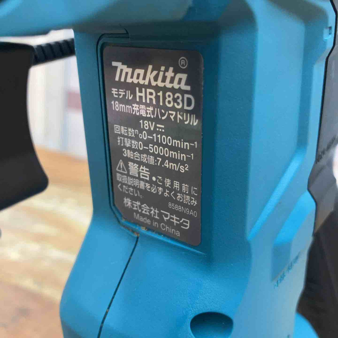 ★マキタ(makita) コードレスハンマドリル HR183DZ 本体のみ【柏店】