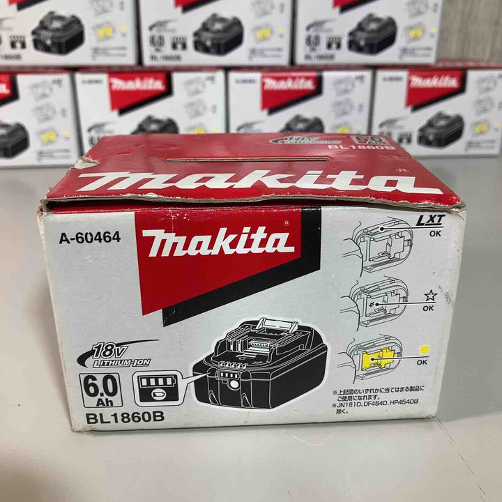 ▼純正品 マキタ(makita) リチウムイオンバッテリー 18V/6.0Ah BL1860B 10個 純正 18V【戸田店】