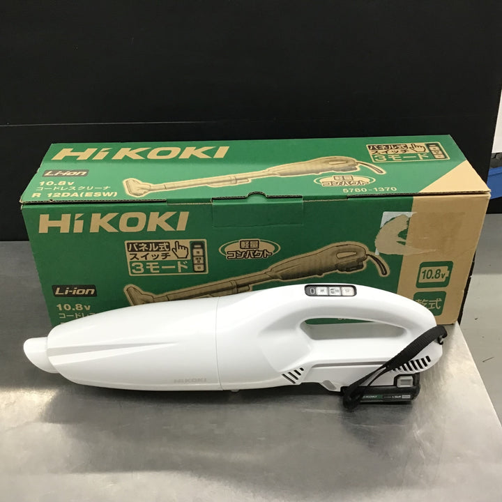 【未使用品】〇ハイコーキ(HIKOKI ※旧:日立工機)  コードレスクリーナー R12DA (ESW)【戸田店】