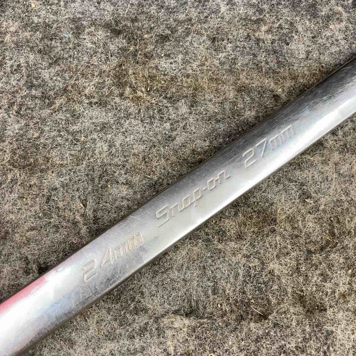 ◇スナップオン(Snap-on) 10°オフセットメガネレンチ24mm 27mm XBM2427A【鴻巣店】